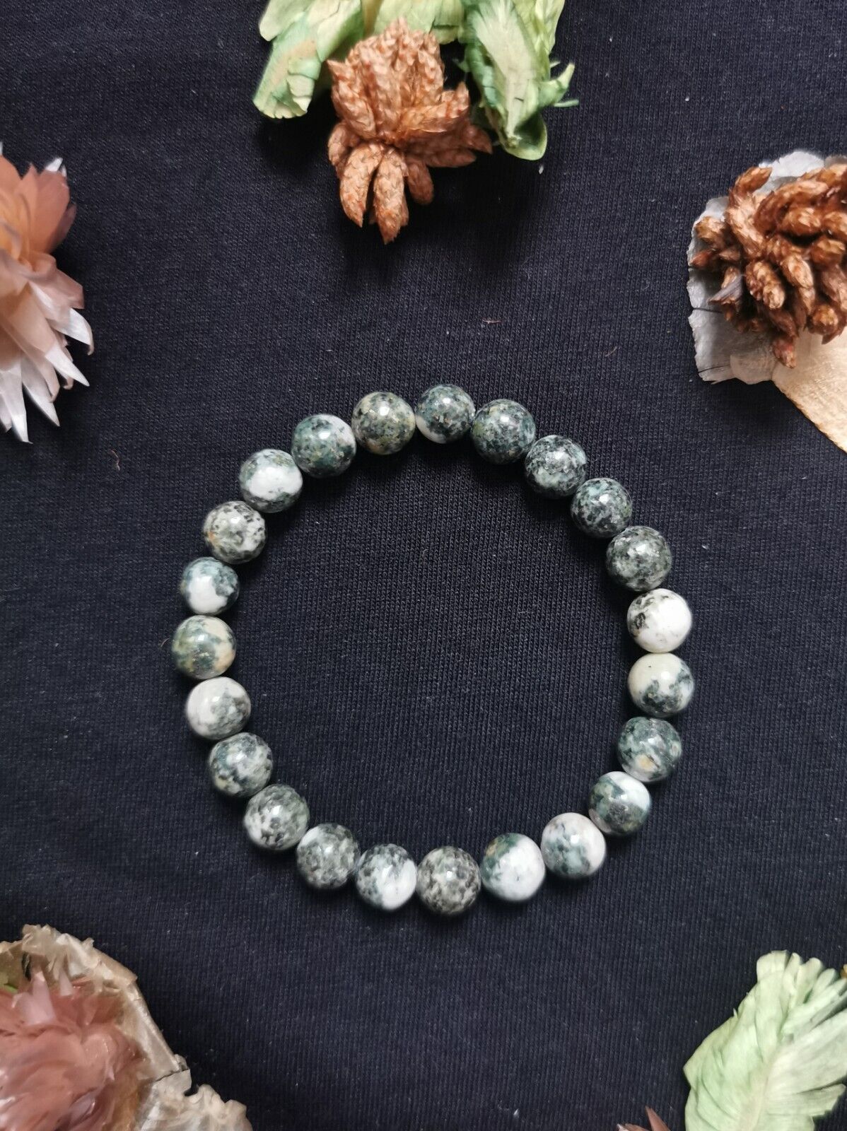 STONEHENGE Preseli Bluestone Power Bead Bracelet
