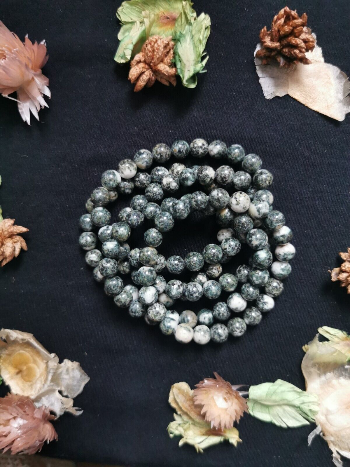 STONEHENGE Preseli Bluestone Power Bead Bracelet