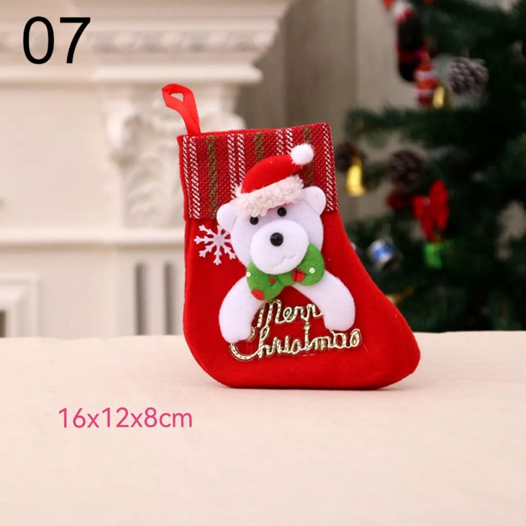 Christmas Stockings Gift Candy Bags Small Size