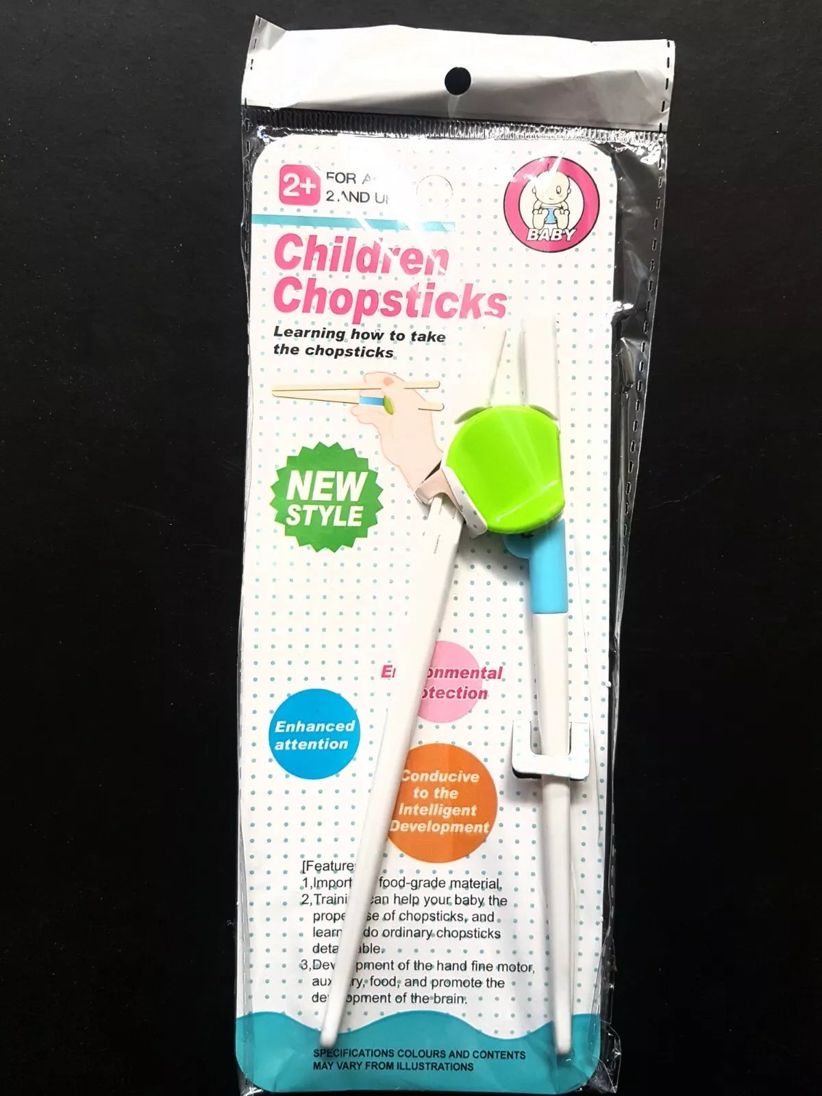 Children Training Chopsticks