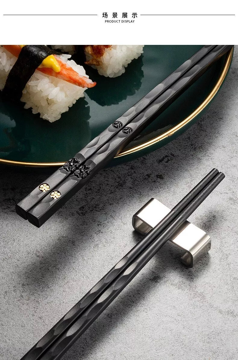 5 Pairs High Quality Japanese Chopsticks, Chinese Chopsticks