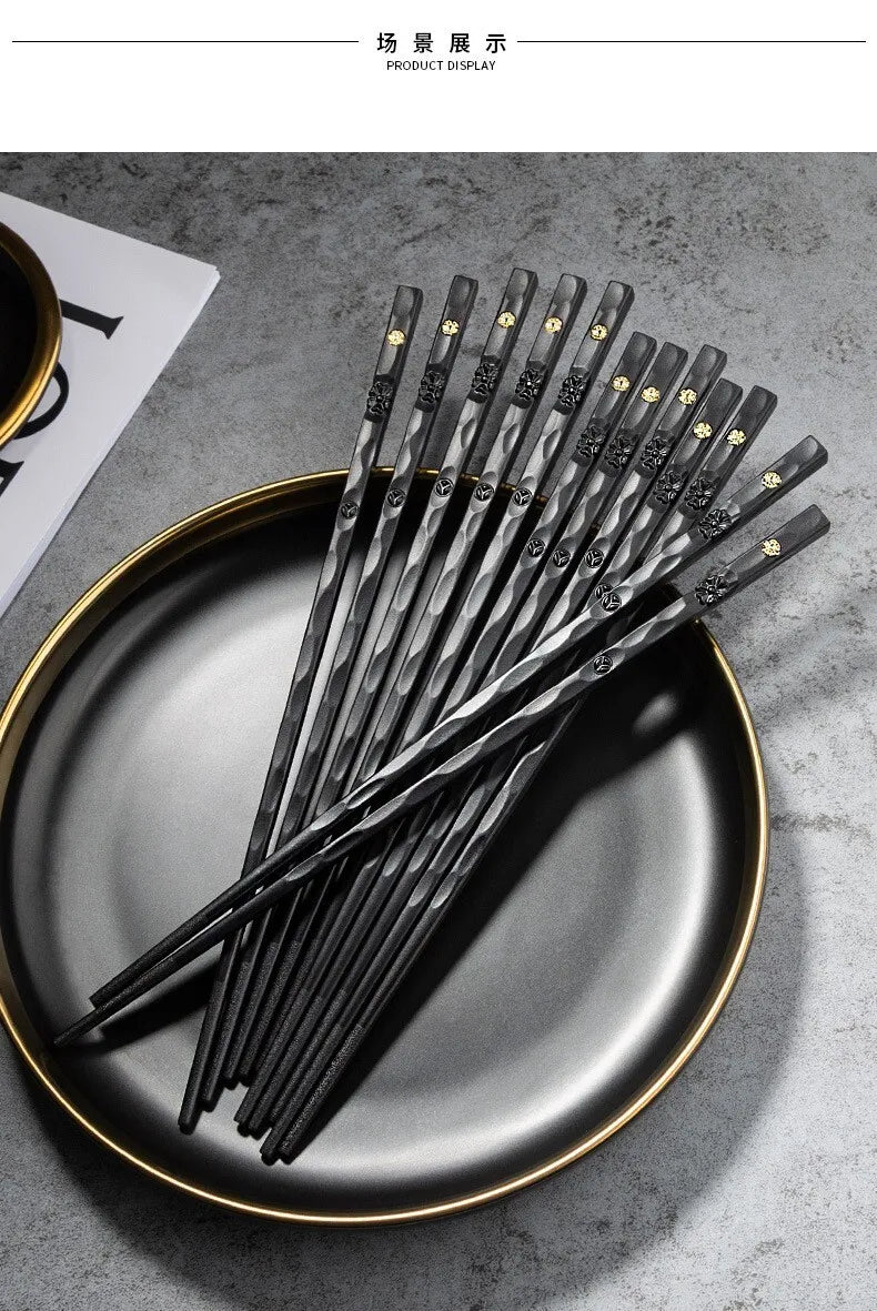 5 Pairs High Quality Japanese Chopsticks, Chinese Chopsticks