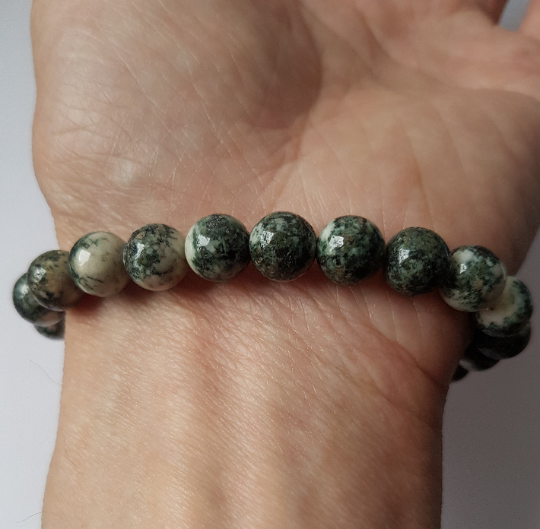 STONEHENGE Preseli Bluestone Power Bead Bracelet