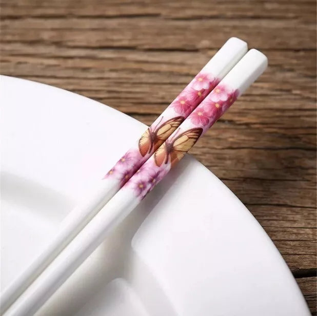 Luxury Ceramic Chinese Chopsticks, Porcelain Japanese Chopsticks