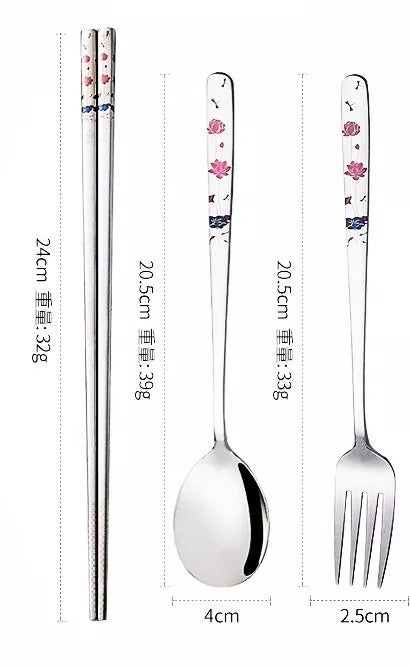 316 Stainless Steel Cutlery, Spoon, Fork, Chopsticks