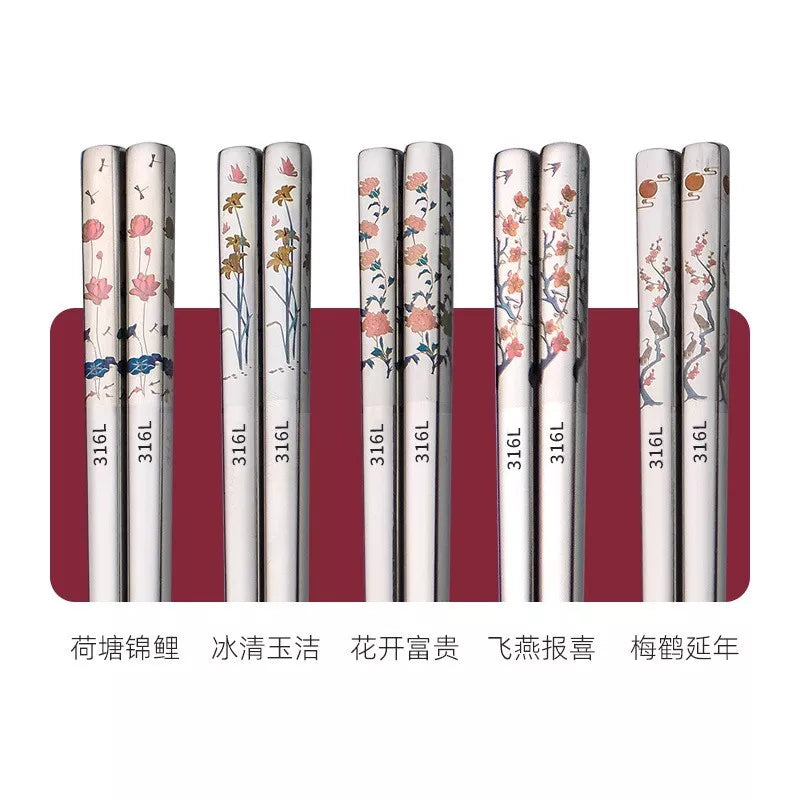 316 Stainless Steel Cutlery, Spoon, Fork, Chopsticks